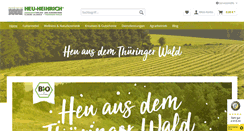 Desktop Screenshot of heu-heinrich.de