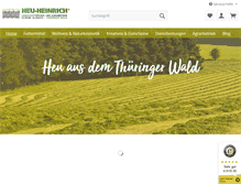 Tablet Screenshot of heu-heinrich.de
